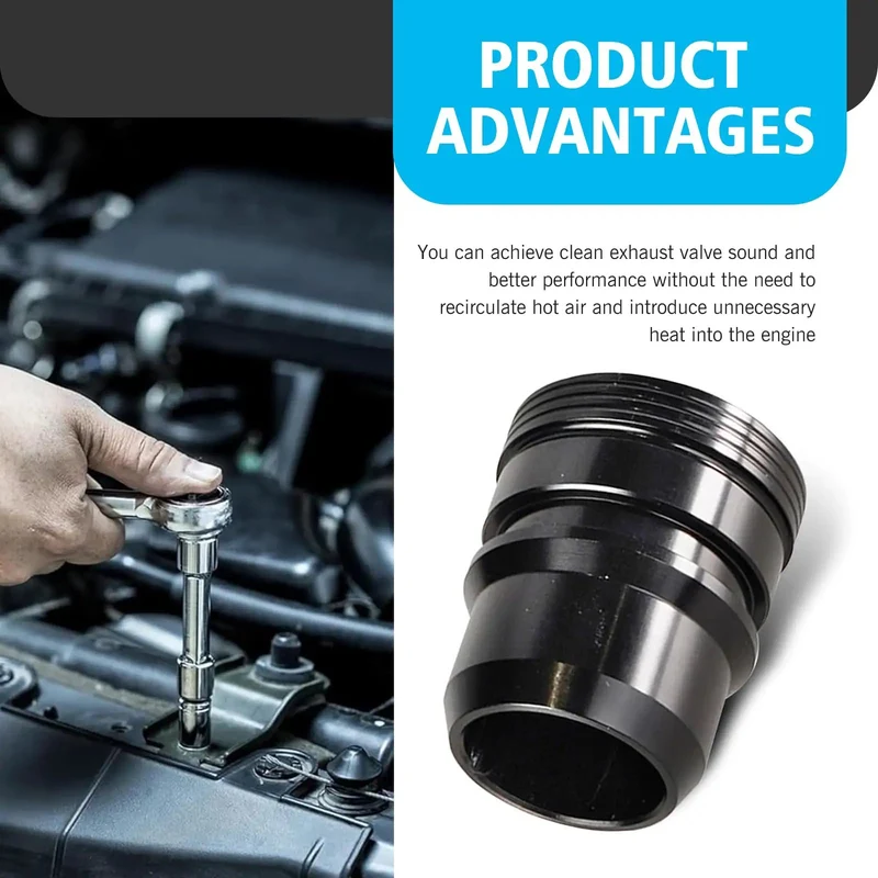 Heavy Duty Turbo Blow Off Valve Plug Rust Proof Aluminum Delete Cap Fits Ford F150 Explorer EcoBoost 2.7L 3.5L Kills That Gnarly Metallic Rattle Keeps Your Rig Humming Smooth Under Boost In Slick Black