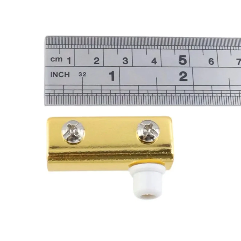 Killer Gold Glass Door Pivot Hinge Eight Piece Kit For Cabinet And Showcase Display Featuring Slick Clamp Design And Hassle Free Zero Drill Setup For Four To Six Millimeter Glass Panels