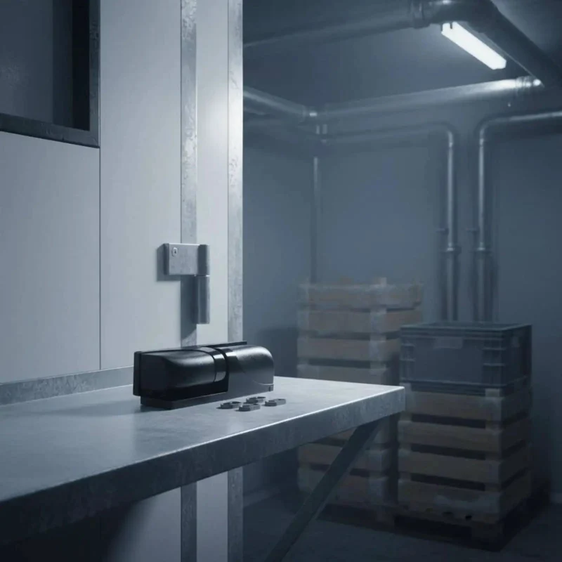 Rock Solid Zinc Alloy Cold Storage Door Hinge Featuring Smooth Lift Assisted Self Closing Pivot Built Tough For Commercial Freezer Rooms And Pro Grade Refrigeration Hardware