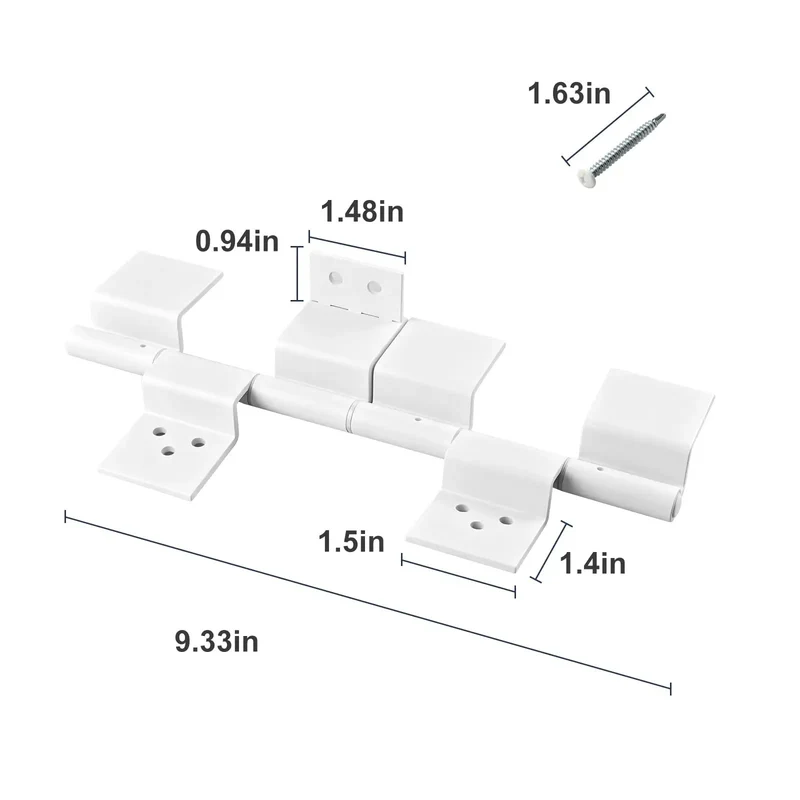 Heavy Duty Beefed Up RV Door Friction Hinges Compatible With Lippert Entry Doors For 5th Wheel Travel Trailers And Motorhomes Road Ready Camper Replacement Hardware With Slick Smooth Swap All Weather Tough