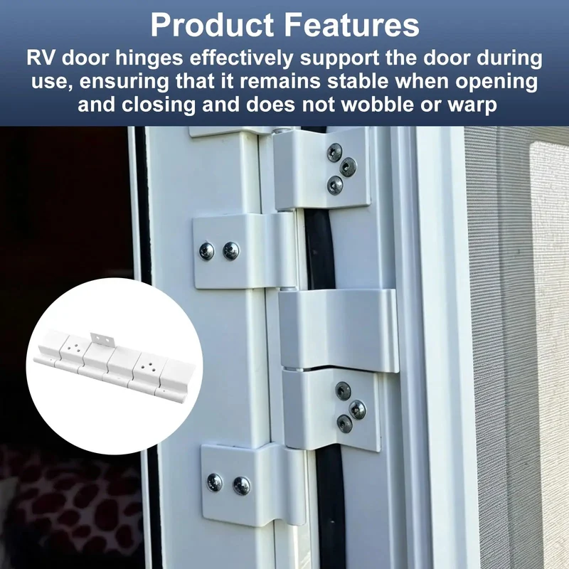 Heavy Duty Beefed Up RV Door Friction Hinges Compatible With Lippert Entry Doors For 5th Wheel Travel Trailers And Motorhomes Road Ready Camper Replacement Hardware With Slick Smooth Swap All Weather Tough