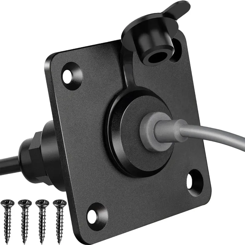 Beefy Metal Electrical Outlet With Slick Ergonomic Plug Design No Sweat Easy Install For Camping Rv Satellites And Mobile Living Spaces Dependable Five Amp Power Rig