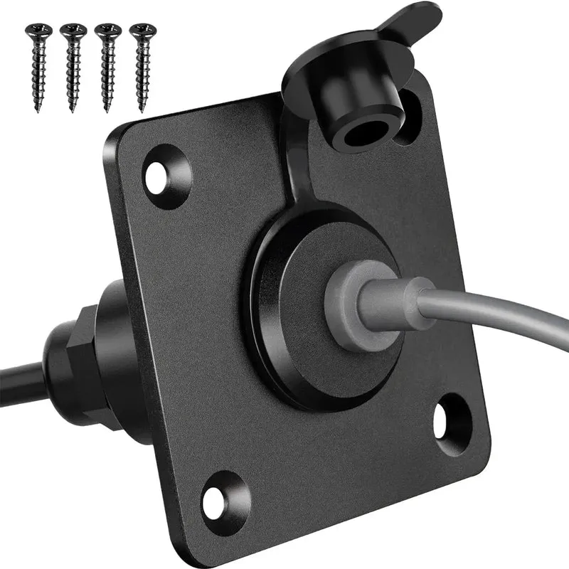 Beefy Metal Electrical Outlet With Slick Ergonomic Plug Design No Sweat Easy Install For Camping Rv Satellites And Mobile Living Spaces Dependable Five Amp Power Rig