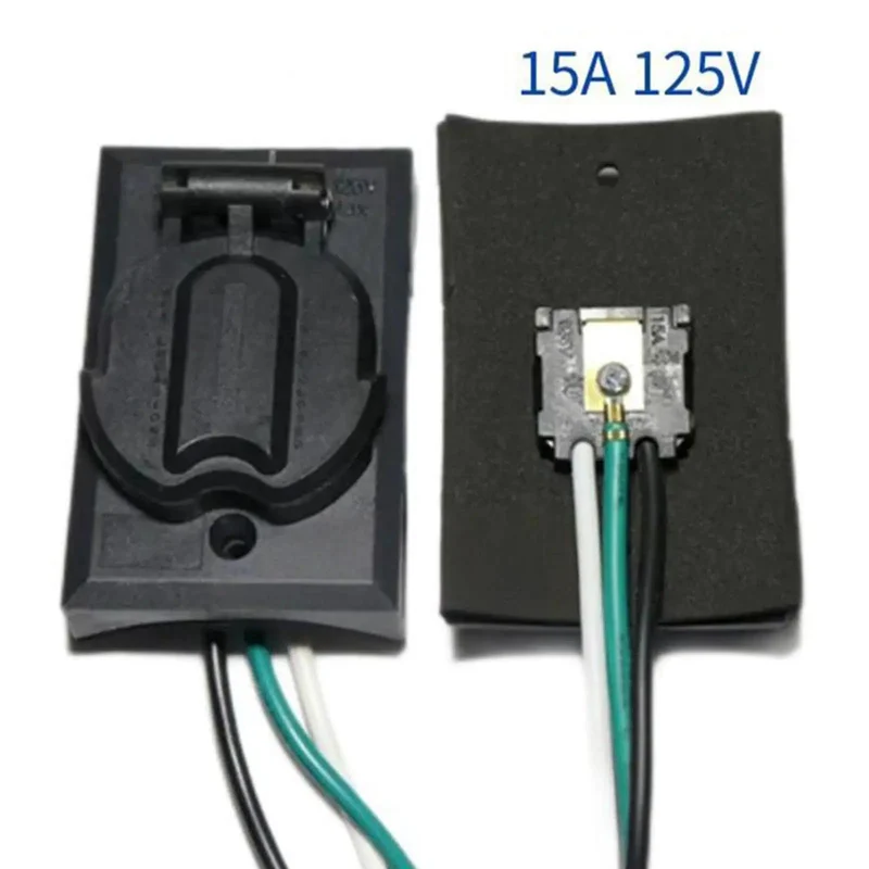 Heavy Duty Outdoor Grounded Receptacle With Waterproof Dust Cover Pole Mount Electrical Plug Snag This Tough Spot For Your Garage Or Marine Setup Quick Install For Real Diy Projects