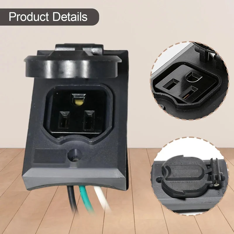 Rugged Ground Outdoor Outlet With Weatherproof Lamp Post Socket Designed For Heavy Duty Jobs Featuring Solid Copper Contacts And Heat Resistant Nylon Body That Installs Without A Sweat And Stands Up To Rough Treatment Daily