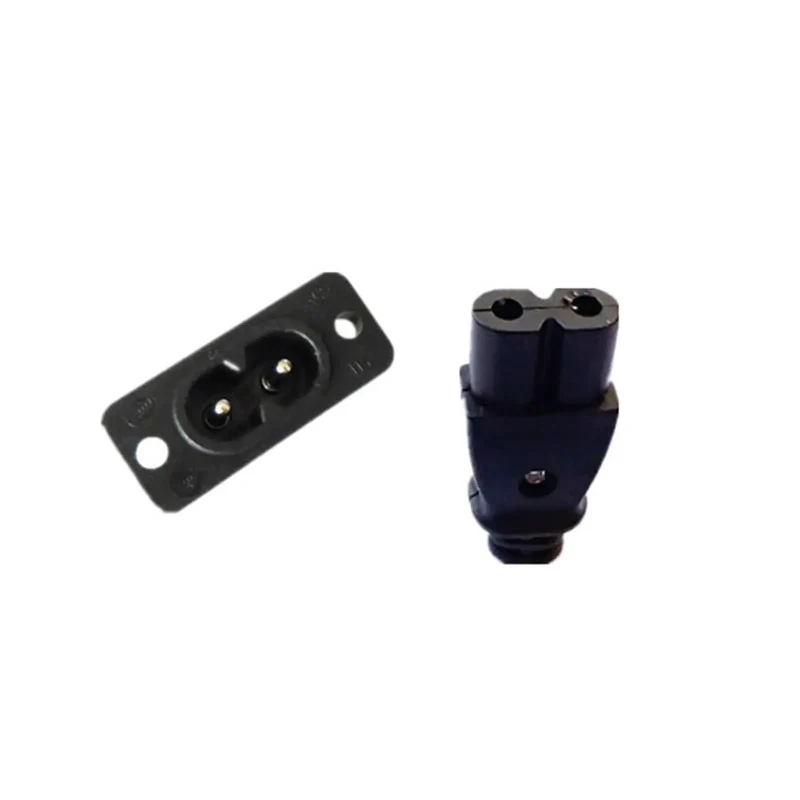 Five Pack C8 Male Power Socket With C7 Female Plug Outlet Connector Built Tough As Nails For Industrial Crews Zero Drama Setup Rock Solid Contacts Smooth Glide Motion Battle Ready Build