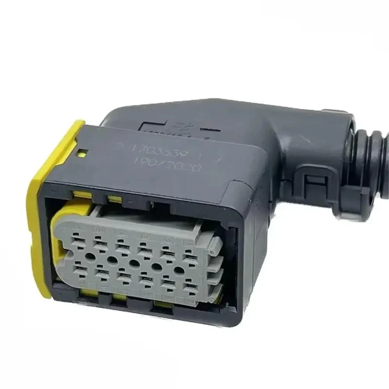 Heavy Duty Abs Sensor Wiring Harness Connector Plug Replacement For Cars And Trucks Compatible With 1 1703639 1 And 2 1703639 1 Plug And Play Installation