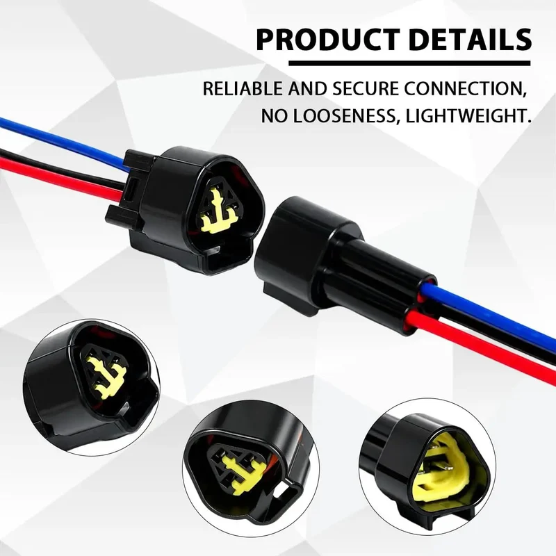 Built Tough Heavy Duty Waterproof Auto Connectors 5 Pack 3 Pin Male Female Wiring Harness Quick Disconnect Terminals Plug And Play For Trucks Suvs And Minivans
