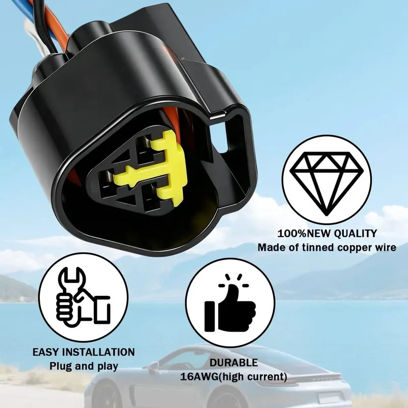 Built Tough Heavy Duty Waterproof Auto Connectors 5 Pack 3 Pin Male Female Wiring Harness Quick Disconnect Terminals Plug And Play For Trucks Suvs And Minivans