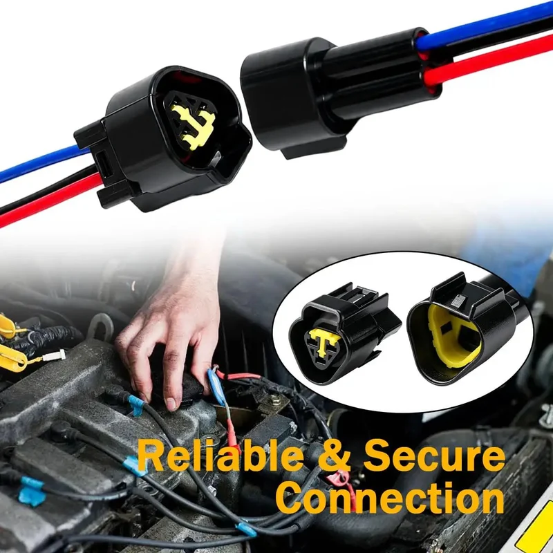 Built Tough Heavy Duty Waterproof Auto Connectors 5 Pack 3 Pin Male Female Wiring Harness Quick Disconnect Terminals Plug And Play For Trucks Suvs And Minivans