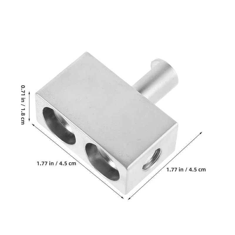 2 Pcs Premium Sonic Badass Car Audio Wire Reducer Dual Amp Input Adapter Aluminum Alloy High Power Seamless Integration Heavy Duty Amp Input Kit Durable Universal Fit Build