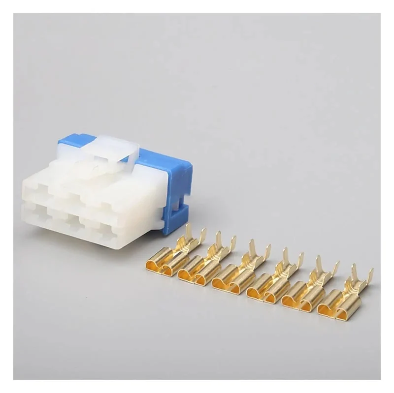 5 Pcs 6 Pin AMP Connector Kit Blower Speed Resistor Switch 6P Female Plug Heavy Duty for VW BMW Toyota Nissan Dash HVAC Blower Fan Motor Controller PH772-06015 Killer Fit No Sweat Install