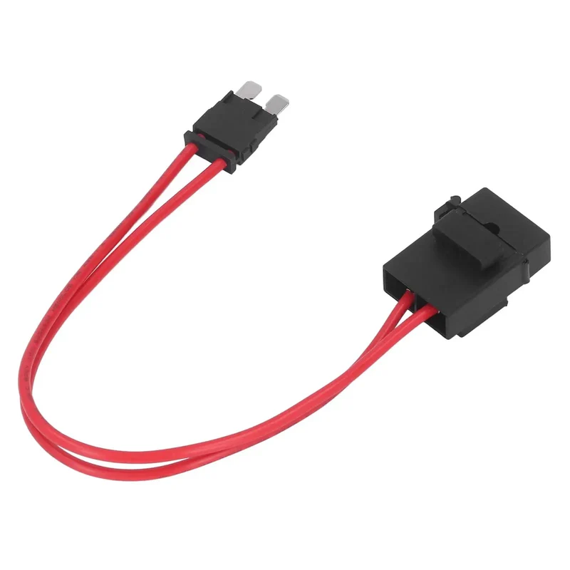 Heavy Duty Mini Blade Fuse Connector Holder 5 Pack 20 Amp Atm With 16 Awg Wire Extension Slick Grip Tight Fit For Rugged Auto Electrical Fixes Professional Grade Vehicle Wiring Kit Straight Up Reliable Performance