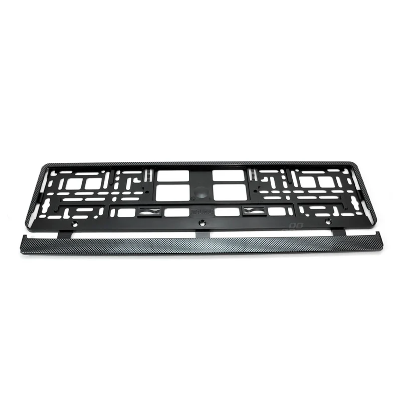 SUPPORT DE PLAQUE D'IMMATRICULATION EFFET CARBONE AMIO