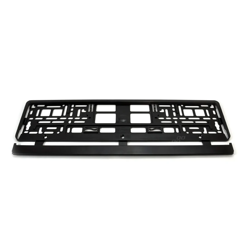 SUPPORT DE PLAQUE D'IMMATRICULATION NOIR AMIO