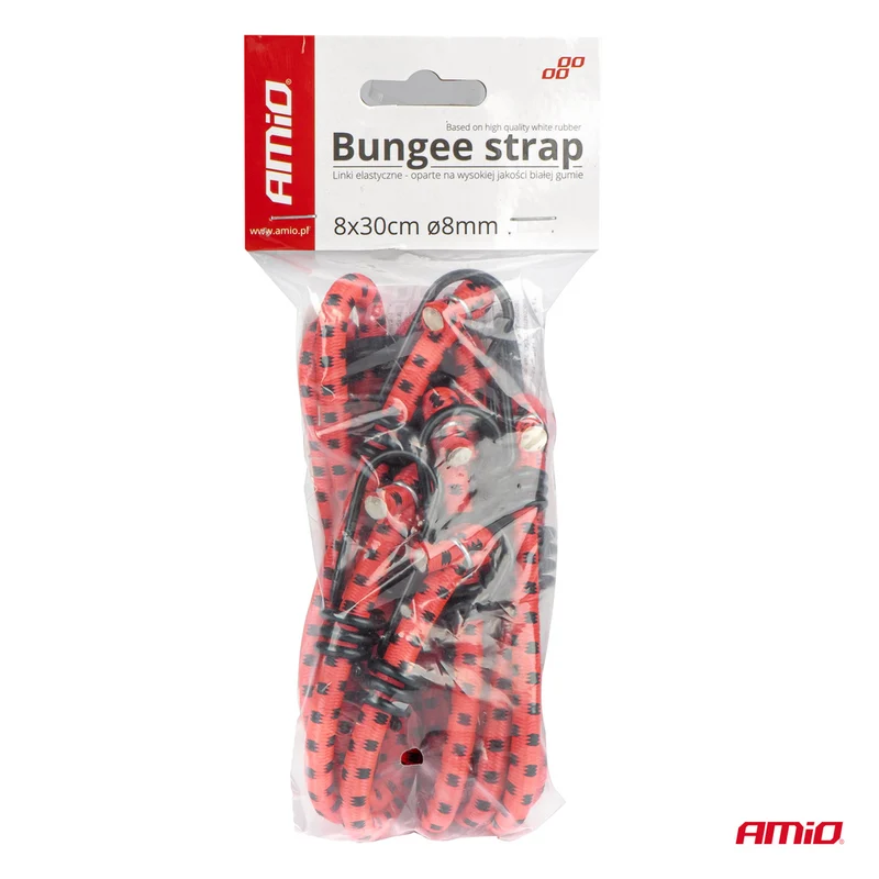 ARAIGNÉE ÉLASTIQUE 8 BRAS 30 CM Ø 8 MM AMIO