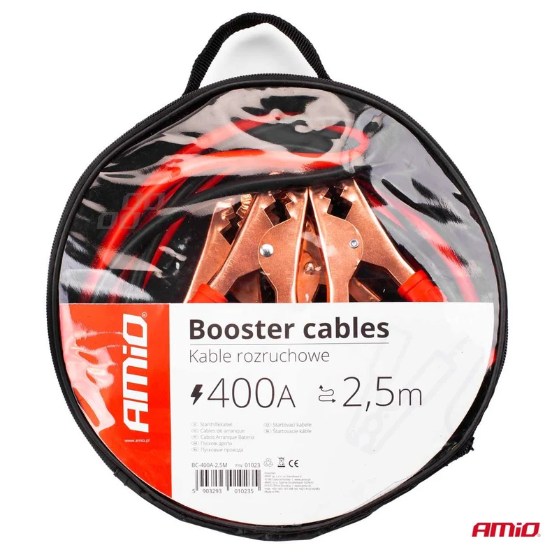 CÂBLES DE DÉMARRAGE 400 AMP 2,5M AMIO