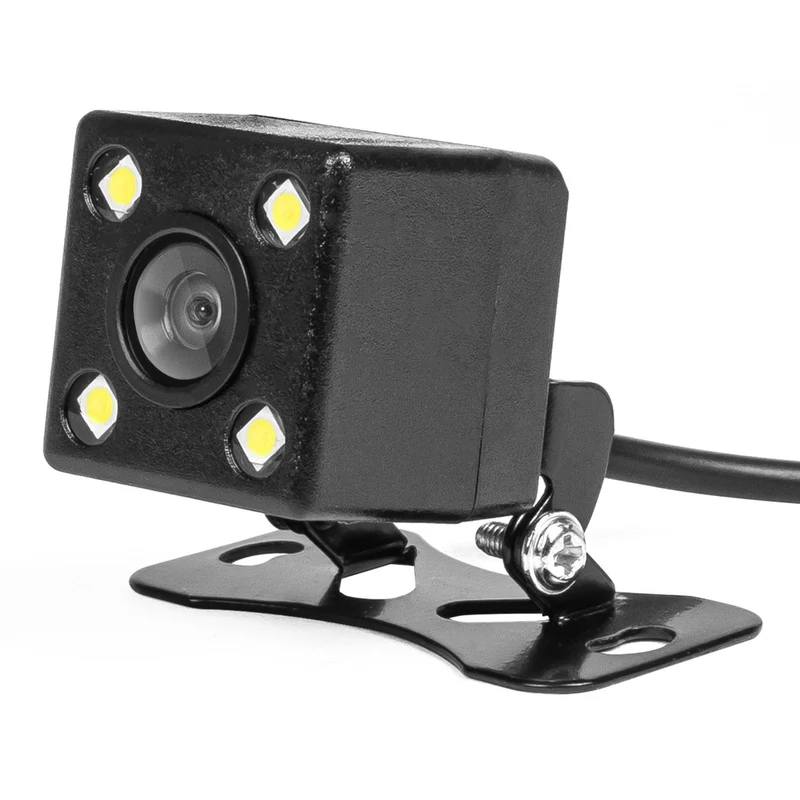 CAMÉRA DE RECUL 720P SUR SUPPORT ORIENTABLE AVEC ÉCLAIRAGE LED AMIO
