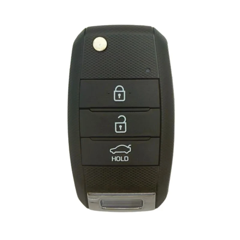 COQUE CLE ADAPTABLE POUR KIA 3 BOUTONS LAME A RAINURE CENTRALE