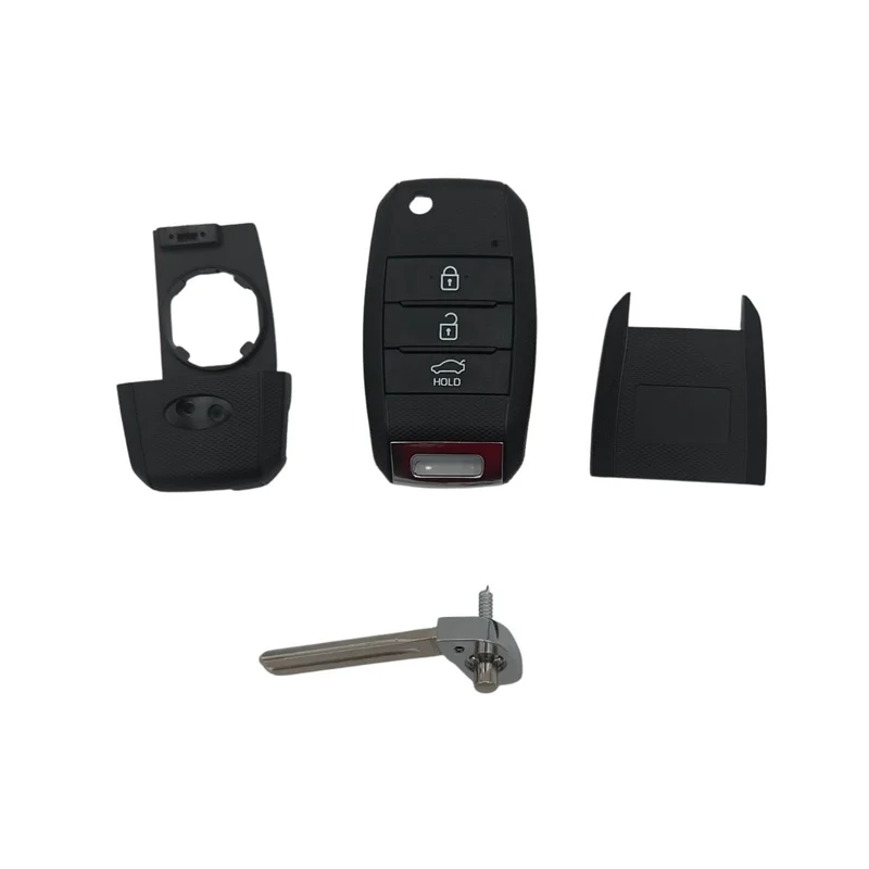 COQUE CLE ADAPTABLE POUR KIA 3 BOUTONS LAME A RAINURE CENTRALE