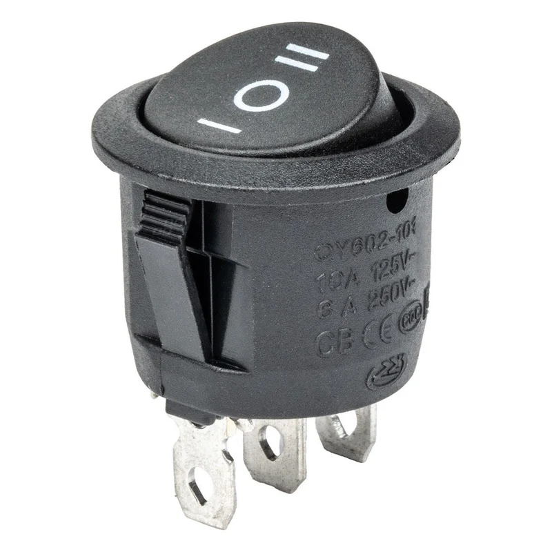 INTERRUPTEUR ROND 12/230V BU03 AMIO