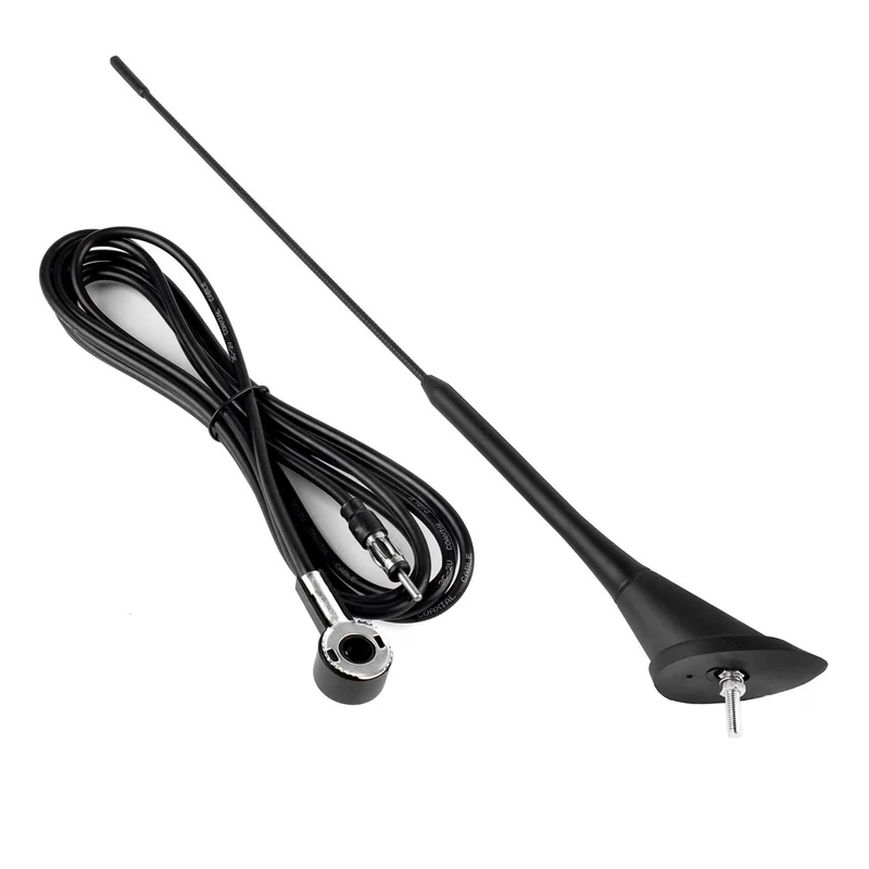 ANTENNE DE TOIT UNIVERSELLE 40 CM AMIO CABLE 3M AVEC DIN AMIO