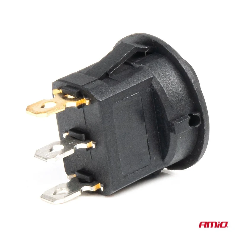 INTERRUPTEUR ROND AVEC LUMIERE ROUGE 12/24V MAX 20A ON/OFF