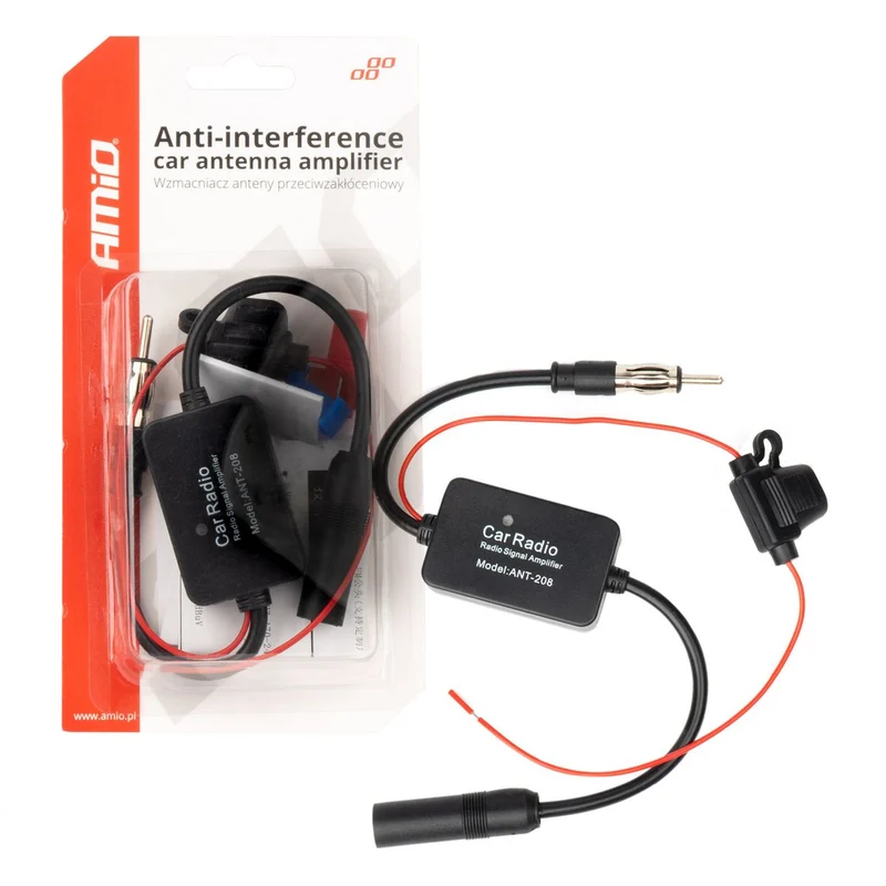 AMPLIFICATEUR D'ANTENNE DE VOITURE ANTI-INTERFÉRENCE 12V AMIO