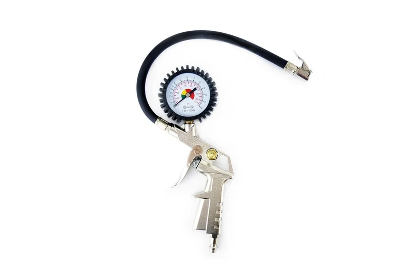 PISTOLET DE GONFLAGE AVEC MANOMETRE 12 BARS