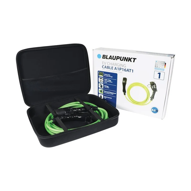 CABLE CHARGE VEHICULE ELECTRIQUE 16A MONOPHASE T1 >T2 A1P16AT1 N°1 BLAUPUNKT