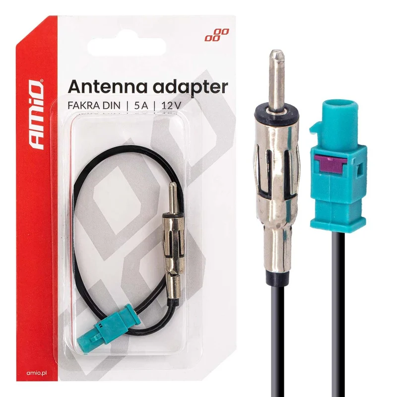 ADAPTATEUR ANTENNE FAKRA DIN 5A 12V AMIO