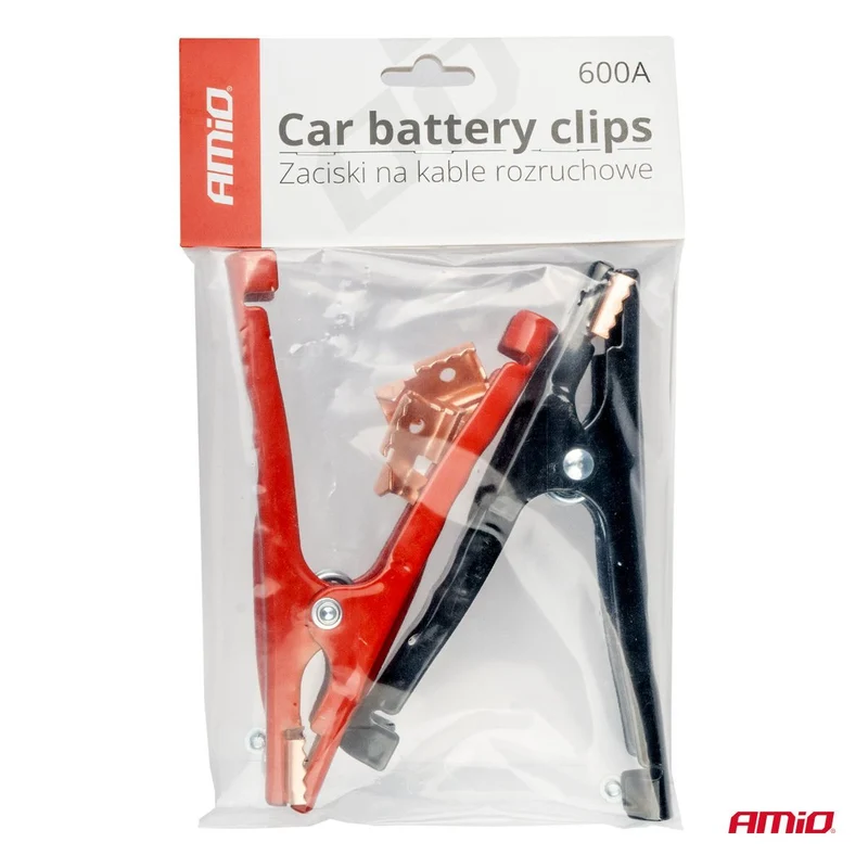 PINCES DE BATTERIE X 2 CROCODILE 600A AMIO