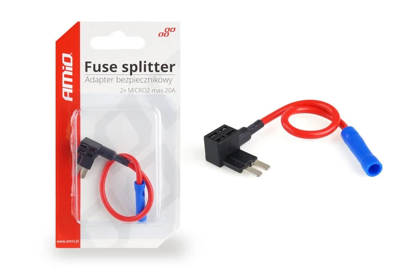 PORTE-FUSIBLE DERIVATEUR 2X MICRO2 MAX 20A AMIO
