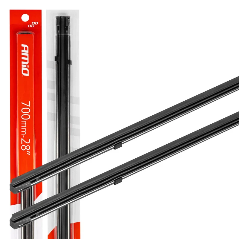 LAME DE RECHANGE POUR ESSUIE-GLACE 700MM - 2PCS AMIO