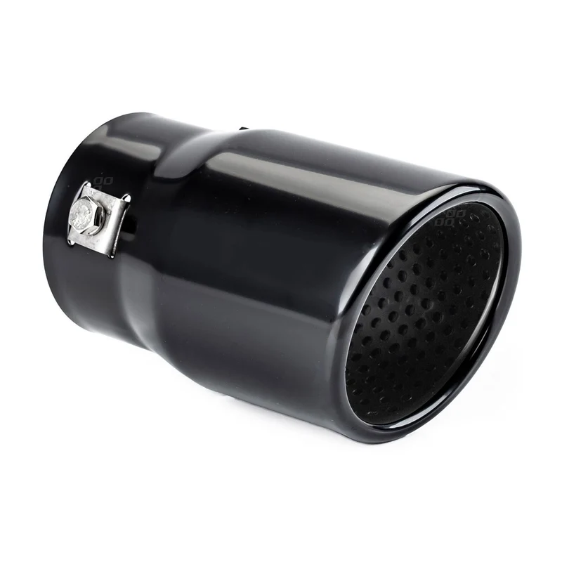 EMBOUT D'ÉCHAPPEMENT EN ACIER INOXYDABLE NOIR MT 017B AMIO