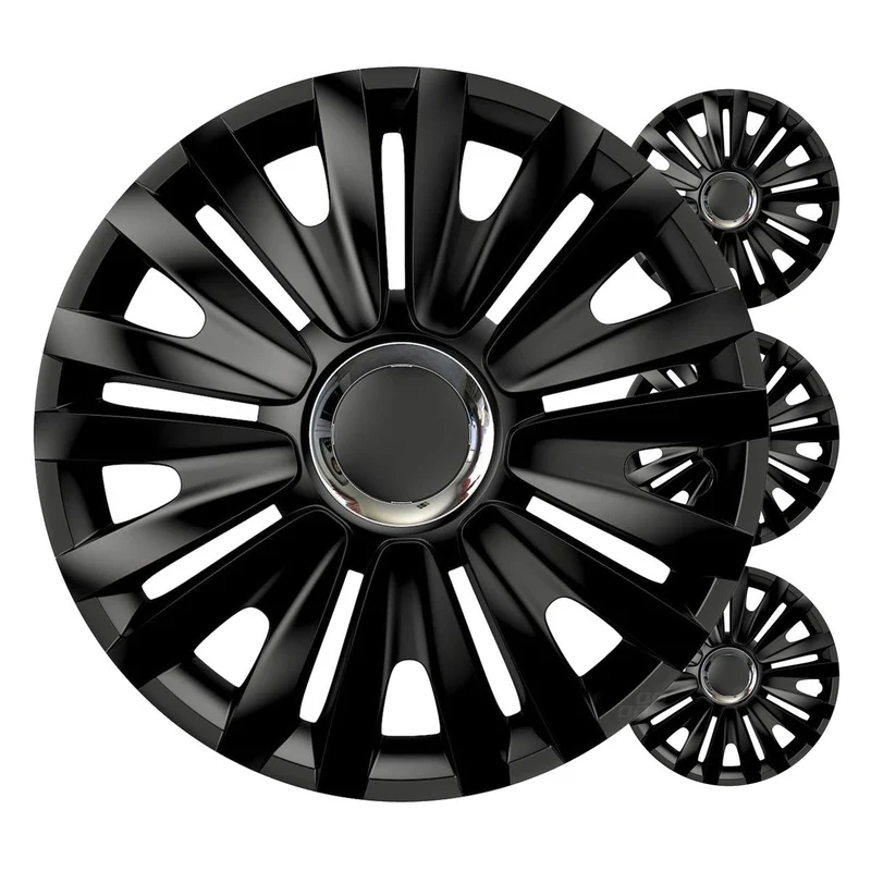 ENJOLIVEURS DE VOITURE 4PCS SET ROYAL NOIR 15" COLOR BOX