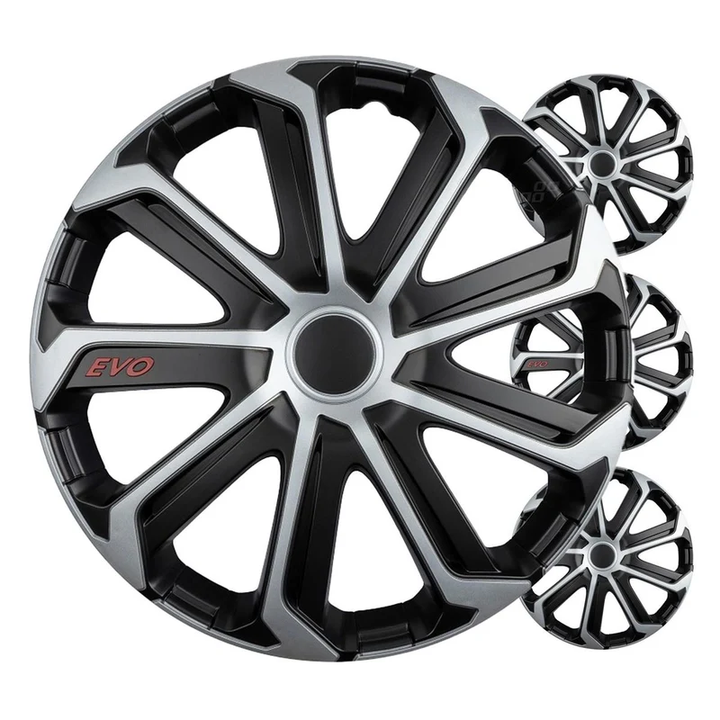 ENJOLIVEURS 4PCS EVO NOIR ET ARGENT 15" COLOR BOX