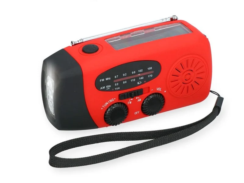 RADIO DE SECOURS LAMPE DYNAMO BATTERIE EXTERNE INTEGREE
