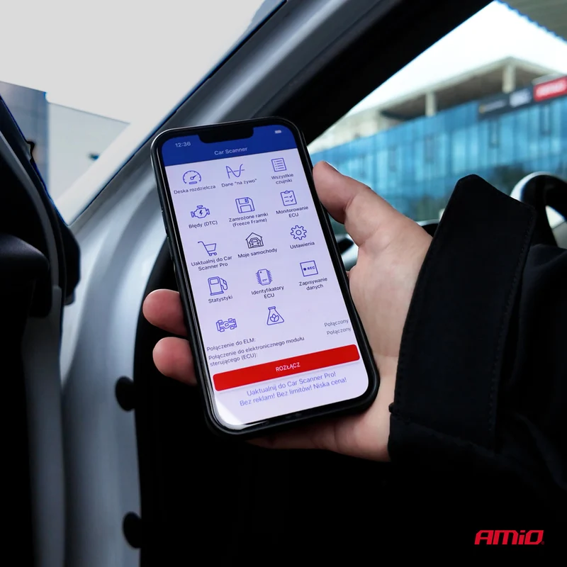 SCANNER DE DIAGNOSTIC OBD2 SANS FIL BLUETOOTH