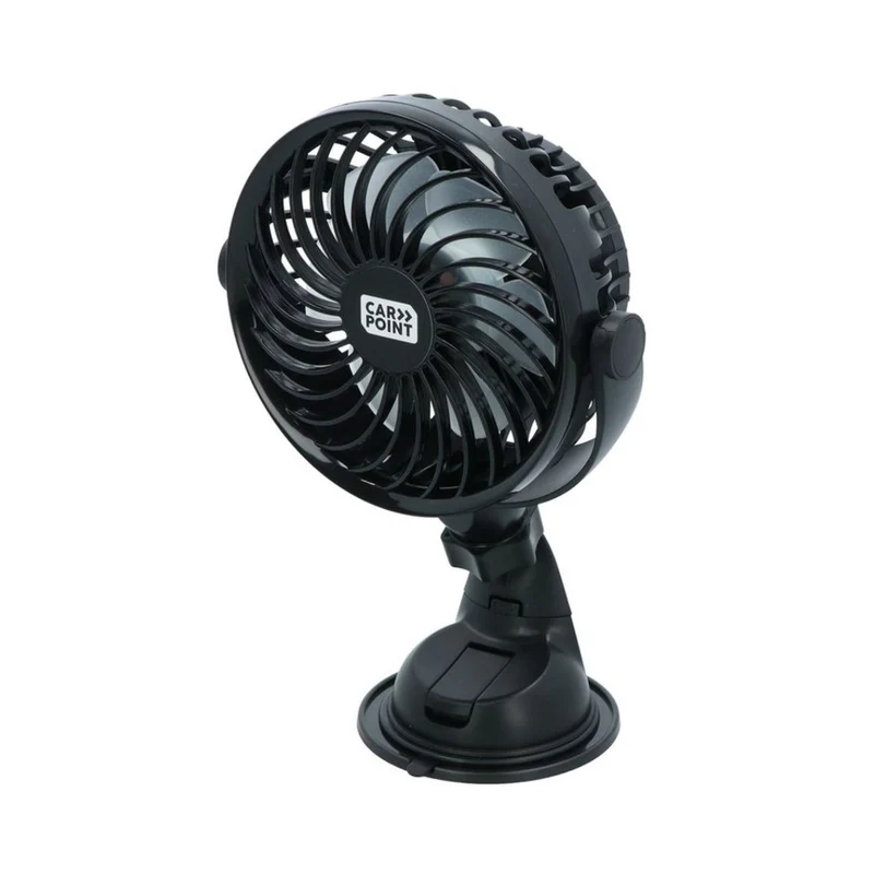 VENTILATEUR USB RECHARGEABLE FIXATION VENTOUS CARPOINT