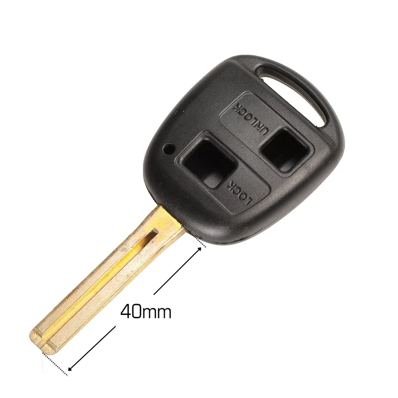 COQUE CLE ADAPTABLE POUR TOYOTA LEXUS 2 BOUTONS KEYSKAR