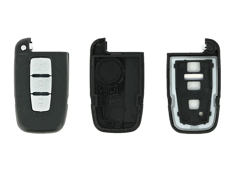 COQUE CLE ADAPTABLE POUR HYUNDAI 3 BOUTONS LAME FRAISEE KEYSKAR