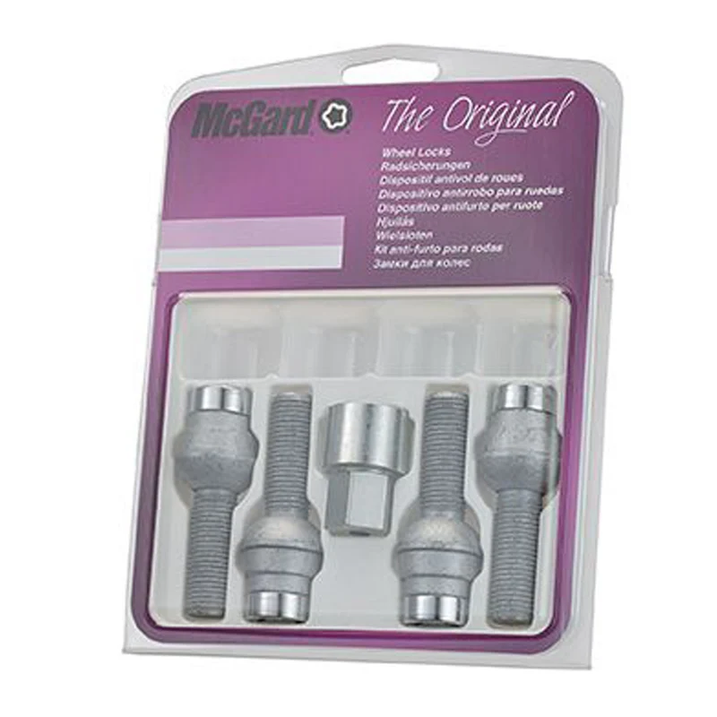 4 VIS ANTIVOL SU MCGARD M14X1.5 / R14 / LONG 28.3MM Ø17MM