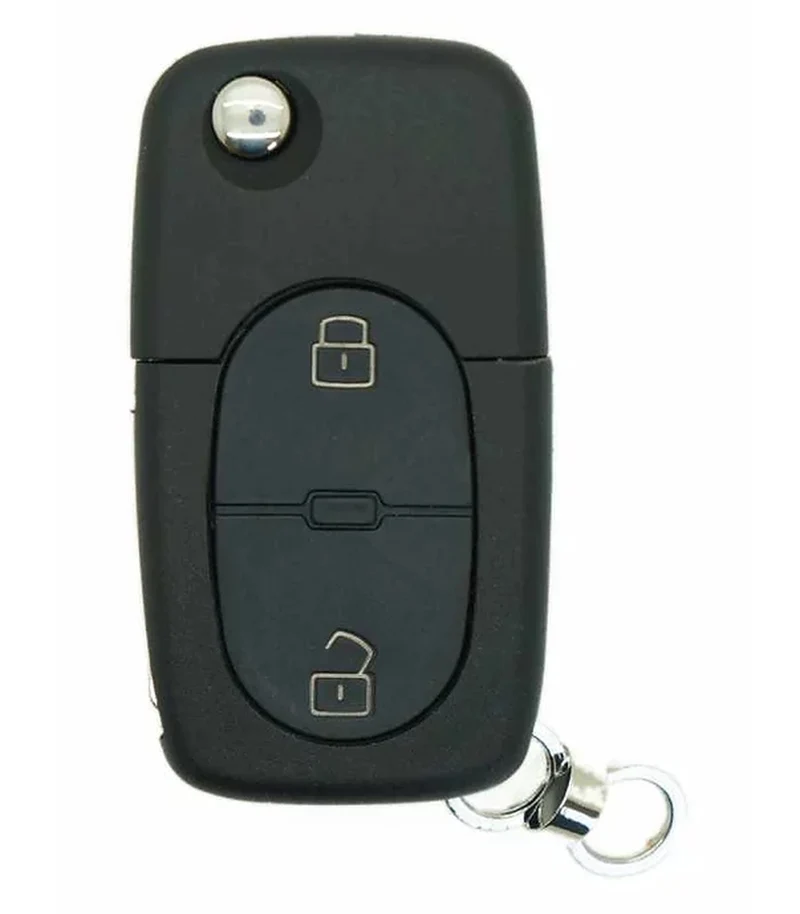 COQUE CLE ADAPTABLE POUR AUDI 2 BOUTONS LAME FRAISEE KEYSKAR