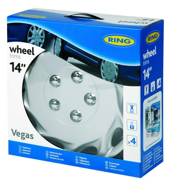 4 ENJOLIVEURS DE ROUES VEGAS 13" RING