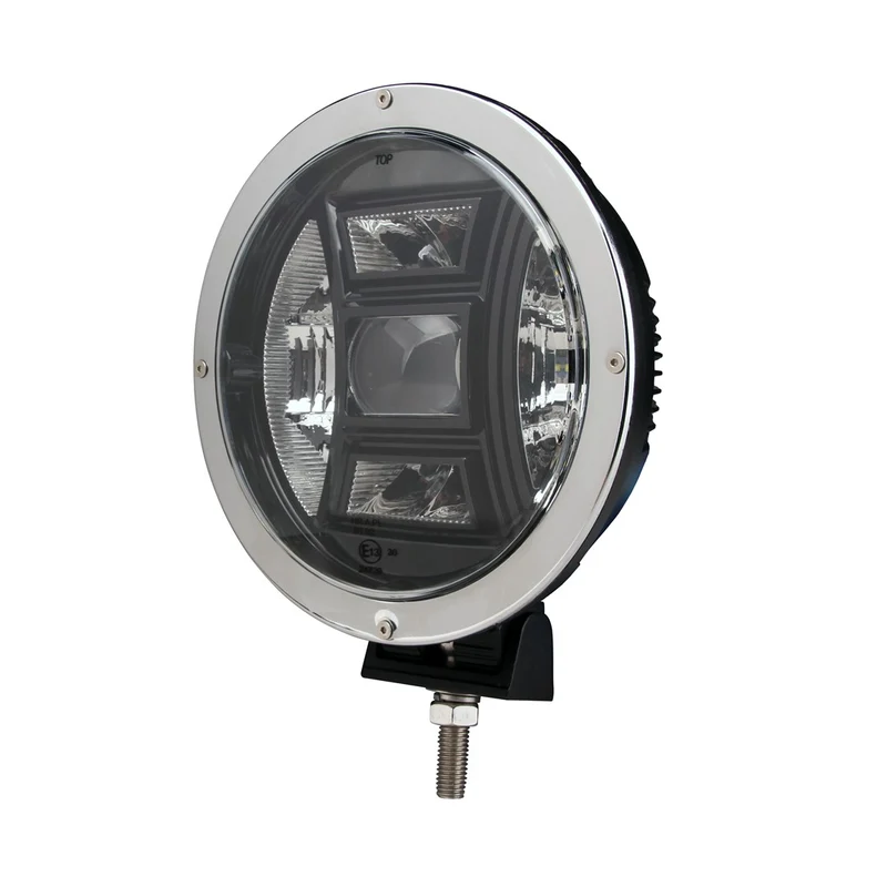 PROJECTEUR LONGUE PORTEE LED CREE ROND 70W, 2GEN., CHROME, 220mm