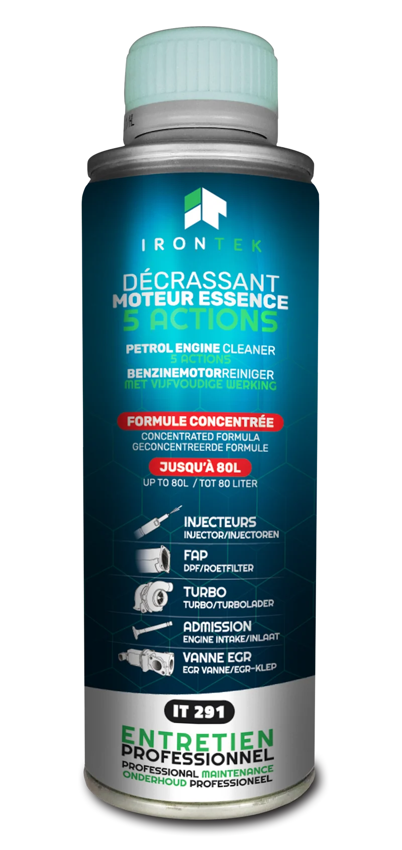 DECRASSANT MOTEUR ESSENCE 5 EN 1 (375ML)