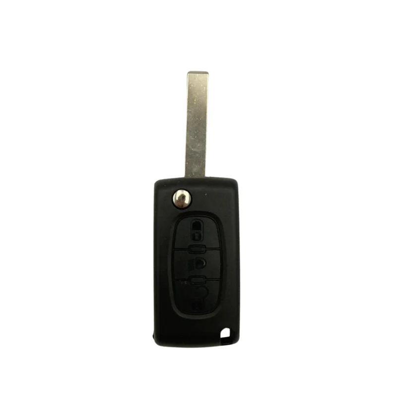 COQUE CLE ADAPTABLE PSA 3 BOUTONS LAME FRAISEE RETRACTABLE 8MM