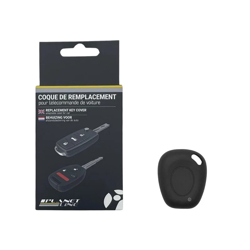 COQUE CLE ADAPTABLE POUR RENAULT 1 BOUTON LAME CRANTEE KEYSKAR