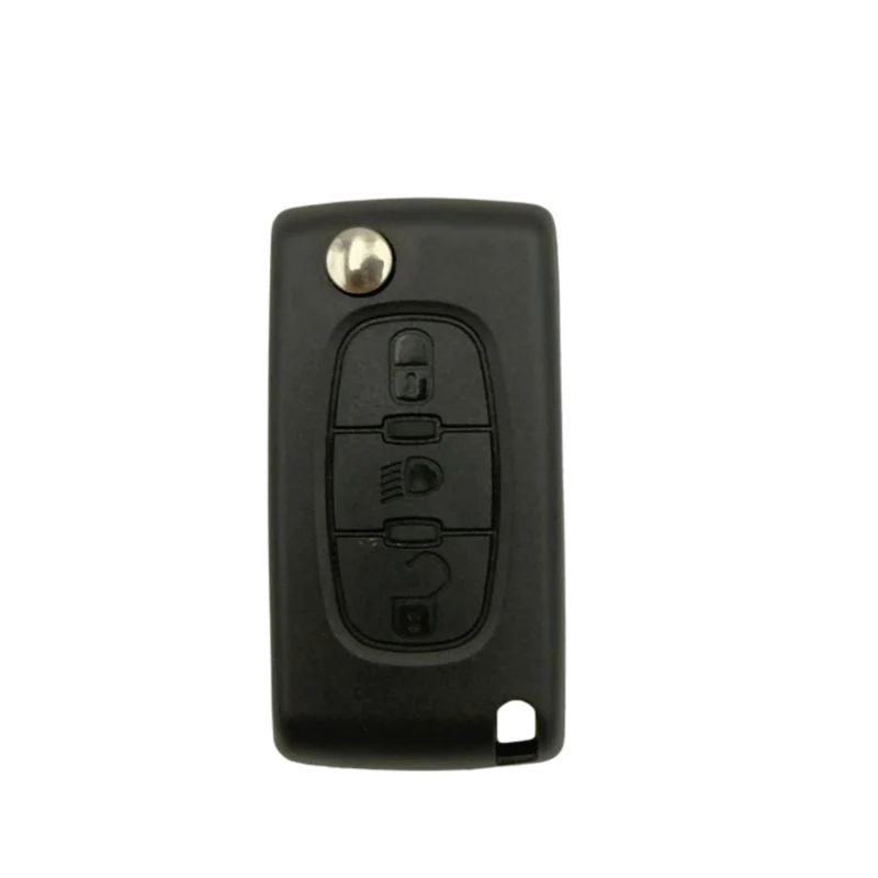 COQUE CLE ADAPTABLE PSA 3 BOUTONS LAME FRAISEE RETRACTABLE 8MM